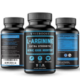 VITBOOST Extra Strength L-Arginine Capsules – 1500 mg Nitric Oxide Support