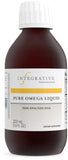 Integrative Therapeutics Pure Omega Liquid - Fish Oil Supplement with EPA & DHA - Omega-3 Fish Oil Supplement Without Fishy Burp Back - 6.8 fl oz, Lemon Flavor