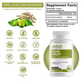 Aclivia Noni Fruit Capsules 4000mg (Extract 8:1), Organic, Non-GMO, Gluten Free, No Artificial Flavors, Sweeteners or Preservatives, Traditional Herbal Supplement - Morinda Citrifolia Capsules