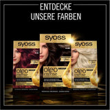 Syoss Oleo Intense Permanent Oil Colouration Hair Colour, 5-77 Shiny Copper Red with Nourishing Oil and Ammonia Free, Pack of 3 (3 x 115 ml)