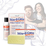 Mite Treatment Lotion & Soap by Mite-B-Gone |Natural Relief for Acne, Bug Bites, Skin Redness & Itching, Discomfort & Rosacea | Safe for Kids and Adults| Treatment Kit