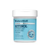 NATURE WELL Clinical Retinol Advanced Moisture Cream for Face, Body, & Hands, Anti Aging, Targets Discoloration, Wrinkles, Sun Damage, Crepey, & Sagging Skin, 16 Oz