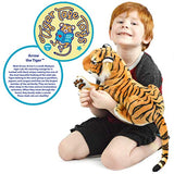 VIAHART Arrow The Tiger - 17 Inch (Tail Measurement Not Included) Stuffed Animal Plush Cat - by Tiger Tale Toys