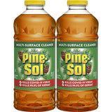 Pine-Sol All Purpose Multi-Surface Cleaner, Original Pine, 60 Ounces Each (Pack of 2) (Package May Vary)