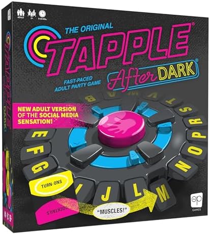 Tapple: After Dark Word Game, Fast-Paced Board Game for Ages 17+, Choose a Category & Race Against The Timer to be The Last Player, Great Party Game for Ages 18 & Up