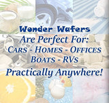 Wonder Wafers Air Fresheners 50ct. Individually Wrapped, Pina Colada Fragrance