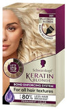 Schwarzkopf Keratin Blonde Hair Dye Platinum Blonde 001, Ultra Lightening Kit, 1 Application - Hair Bleach Enriched with Keratin, Lightens up to 9 Levels and Protects Hair from Breakage**