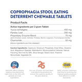 NaturVet – Coprophagia Stool Eating Deterrent Plus Breath Aid | Deters Dogs from Consuming Stool | Enhanced with Breath Freshener, Enzymes & Probiotics | 60 Chewable Tablets