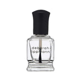 Deborah Lippmann Hard Rock Base and Top Coat | Promotes Healthy Growth for Soft Nails | Diamond Powder Strengthens and Protects Nail Polish | Clear, 50 Fl. Oz