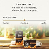 Peet's Coffee, Medium Roast K-Cup Coffee Pods for Keurig Coffee Machines - Off The Grid, 60 Count (6 Boxes of 10 K-Cup Pods)