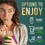 Super Greens Powder Smoothie Mix - Super Green Blend Supports Energy & Gut Health with Spirulina, Wheat Grass, Chlorella, Vegetables, Digestive Enzymes & Antioxidants - Vegan Superfood - 30 Serving