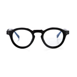 OPTIMUM OPTICAL Readers Glasses Spring-Mounted Hinges Scratch-Resistant Lenses Round Frame Reading Glasses For Men and Women - (Cooper, 1.5 x)