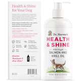 Dr. Harvey's Health & Shine Salmon and Krill Fish Oil for Dogs- Supports Healthy Heart, Brain, and Eyes (16 FL OZ)