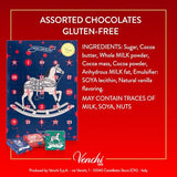 Venchi Chocolate Advent Calendar 2024 with 25 Assorted Milk and Dark Chocolates by Artist Anna Higgie - Gluten Free - Great Gifts - Limited Edition