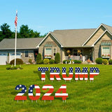 Trump Yard Signs - Trump 2024 Signs with Stake, 9Pcs Trump Yard Sign for Outdoor Garden Lawn Yard