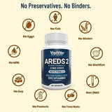 Zinc Free AREDS 2 Eye Vitamins - Zinc Free Eye Vitamins - Zeaxanthin Plus Lutein Eye Vitamins - Soy-Free VCaps - No Zinc and Copper