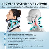 Cervical Neck Traction Device, Adjustable Cervical Traction Device with 3 Power Tractions and 8 Built-in Airbag Support, Neck Pain Relief and Relaxation