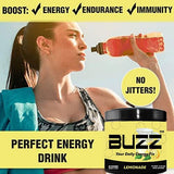 Morning Buzz Energy Powder Drink - Energy Boost Energy Drink - Sugar-Free Energy with Antioxidants - Morning Kick and Sports Nutrition Endurance Product - 30 Servings, Lemonade, 8 Ounces