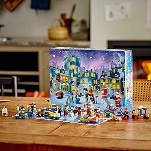 LEGO City Advent Calendar 60303 Building Kit; Includes City Play Mat; Best Christmas Toys for Kids; New 2021 (349 Pieces)