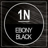 Naturtint Permanent Hair Color 1N Ebony Black (Pack of 6), Ammonia Free, Vegan, Cruelty Free, up to 100% Gray Coverage, Long Lasting Results