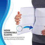 NYOrtho Abdominal Binder Lower Waist Support Belt - Compression Wrap for Men and Women MADE IN USA (30" - 45") 3 Panel - 9"