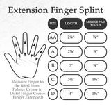 LMB Spring Finger Extension Splint, Assists in Extending PIP Joint with A Slight Extension Effect on the MP Joint, Size B