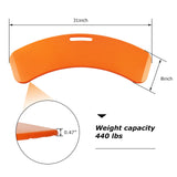 LOSCHEN Slide Transfer Board with Tubular Slide Sheet（ 24"x16"）, Patient Slide Assist Device for Transferring Patient or Handica from Wheelchair to Bed, Toilet, Tub, Car, Weight Capacity 440 lbs
