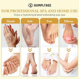 BUMPLYBEE Paraffin Wax Machine for Hand and Feet - 3500ml Hot Wax Hand Wax Machine with 8 Pcs Ginger Paraffin Bath Wax, Foot Wax Paraffin Foot Care Kit, Hand Wax Machine, Moisturizing and Exfoliating