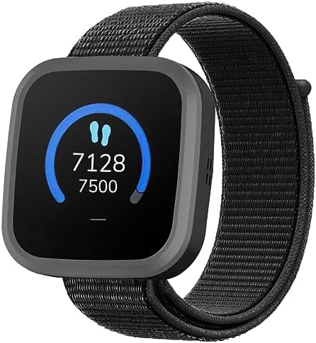 OWKEY Nylon Band Replacement Compatible with Garmin Bounce Kids Watch, Hook & Loop Design Easy for Kids to Put On & Off, Breathable & Washable