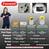 Fomont 2024 New Upgraded Bucket Lid Mouse Trap-Metal Bait Cage-Auto Reset-5 Gallon Bucket Fit-Humane-Indoor Outdoor-Rat Trap