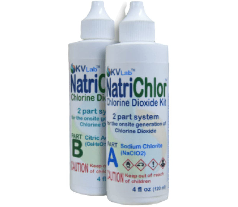 Natrichlor "The Original" CD Set with Citric Acid 4 Ounce Bottles