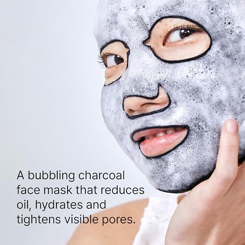 Dr.Jart+ Dermask Porecting Solution Face Mask for Reducing Oil and Pore Tightening | Bubbling Charcoal Korean Face Mask | Korean Skin Care