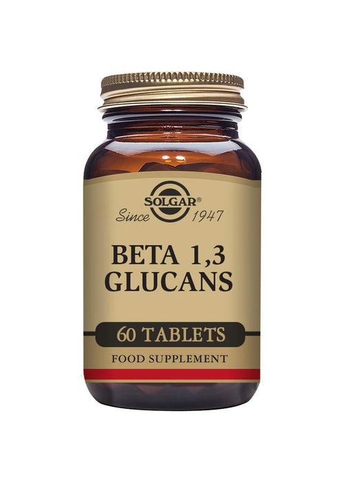 Solgar Beta Glucans - 60 Tablets - Non-GMO, Vegan, Gluten & Dairy Free - 60 Servings