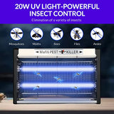 mafiti Bug Zapper Fly Traps Indoor Electric Mosquito Zapper Fly Killer Gnats Fruit Trap for Home Restaurants Kitchen Garden with 2 Replacement Bulbs