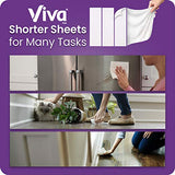 Viva Signature Cloth Choose-A-Sheet Paper Towels, Soft & Strong Kitchen Paper Towels, White, 6 Count