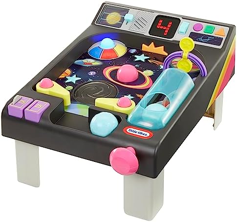 Little Tikes Old School My First Pinball Activity Table, Letters, Numbers, Planets, Counting, Sounds, Learning, Lights, Retro, Preschool Toy for Toddlers Girls Boys Ages 12 months, 1 - 2 Years