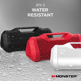 MONSTER Blaster 3.0 Portable Speaker, 120W Wireless Bluetooth, IPX5 Rechargeable Waterproof with USB Charge Out & Aux Input