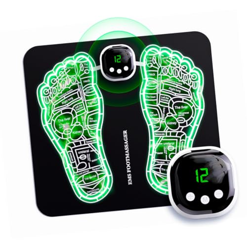 FILLBOSS Foot Massager Mat – Foot Stimulator Pad for Home&Office Feet Pad Massager with USB Rechargeable - Transcutaneous Electronic Nerve Stimulator Model KTR 2401