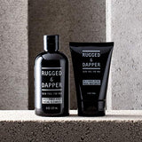 RUGGED & DAPPER Daily Duo Skincare Set for Men | Includes Age + Damage Defense Moisturizer & Daily Power Scrub Face Wash