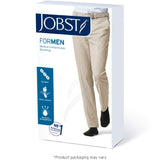 JOBST forMen Knee High 15-20 mmHg Compression Socks, Closed Toe, X-Large, Black