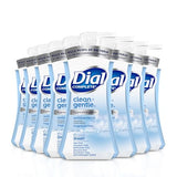 Dial Complete Clean + Gentle Antibacterial Foaming Hand Wash, Fragrance Free, 7.5 fl oz, 8 Count Case