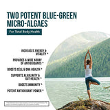 Organic Spirulina & Chlorella Tablets – 4 Organic Certifications, Raw, Non-Irradiated – 50/50 Blue Green Algae Blend – Antioxidant Content Equal to 5 Servings of Vegetables (120 Tablets)