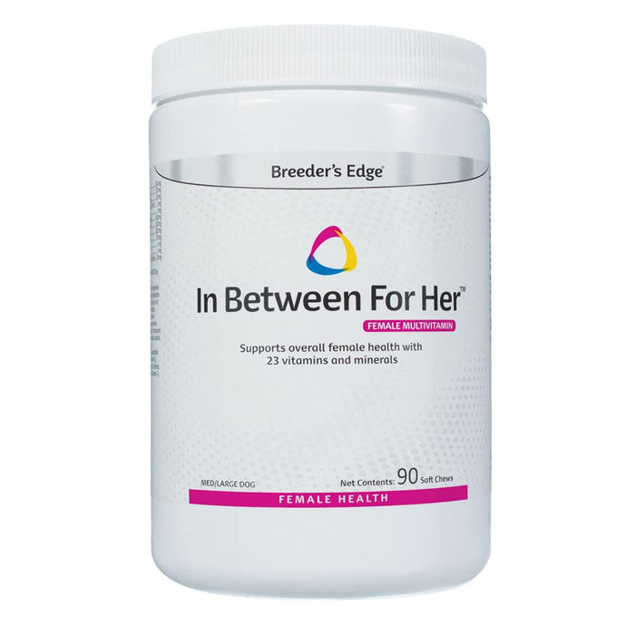 Revival Animal Health Breeder's Edge in Between for Her, Female Multivitamin for Med/Lg Dog- 90 ct