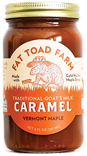 Fat Toad Farm Traditional Goat’s Milk Caramel Sauce/Cajeta, Vermont Maple, Gluten Free, 8 fl oz