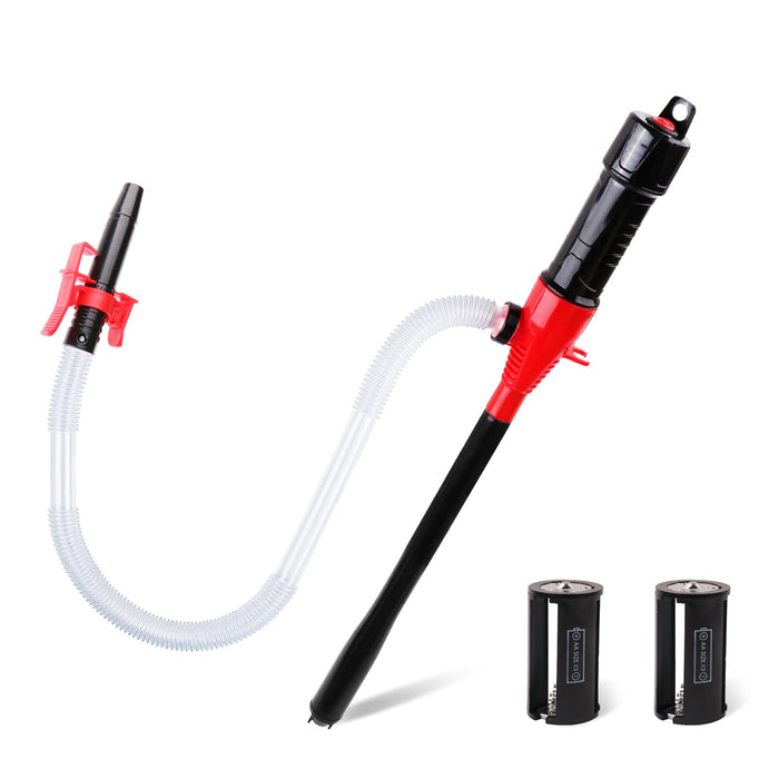 SEDY Electric Hand Pump, Portable Battery Powered Transfer Pump, Multi-Use Siphon Liquid Extractor for Gasoline, Diesel, Fuel, and Water Transfer