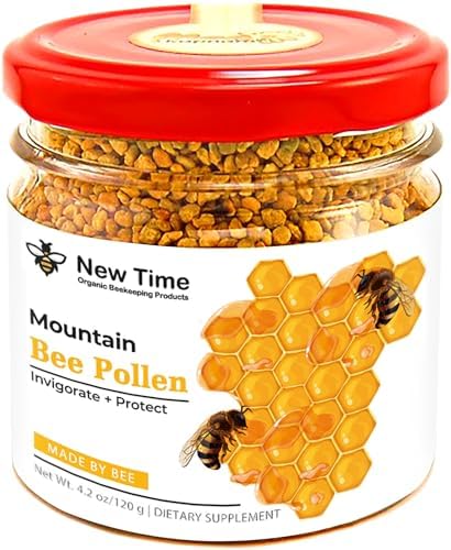 Bee Pollen Granules for Women - Organic Dietary Supplement - Morning Energy Boost 120g (4.2oz)