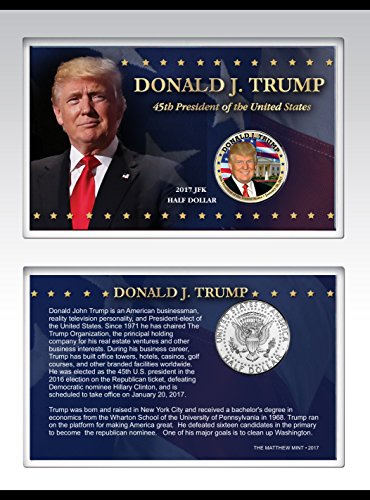 2024 Various Mint Marks Trump Coin Card .50 Seller AU-50