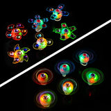 Mikulala 24 Pack LED Light Up Fidget Spinners Rings Party Favors for Kids, Halloween Party Favors Prizes Box Toys Birthday Gifts Goodie Bag Stuffers Glow in The Dark Party Supplies