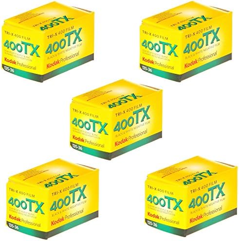 Kodak Tri-X 400TX Professional ISO 400, 36mm, Black and White Film (Pack of 5)