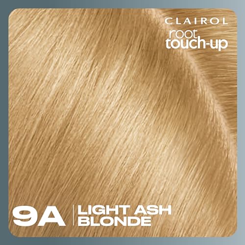 Clairol Root Touch-Up by Nice'n Easy Permanent Hair Dye, 9A Light Ash Blonde Hair Color, Pack of 2